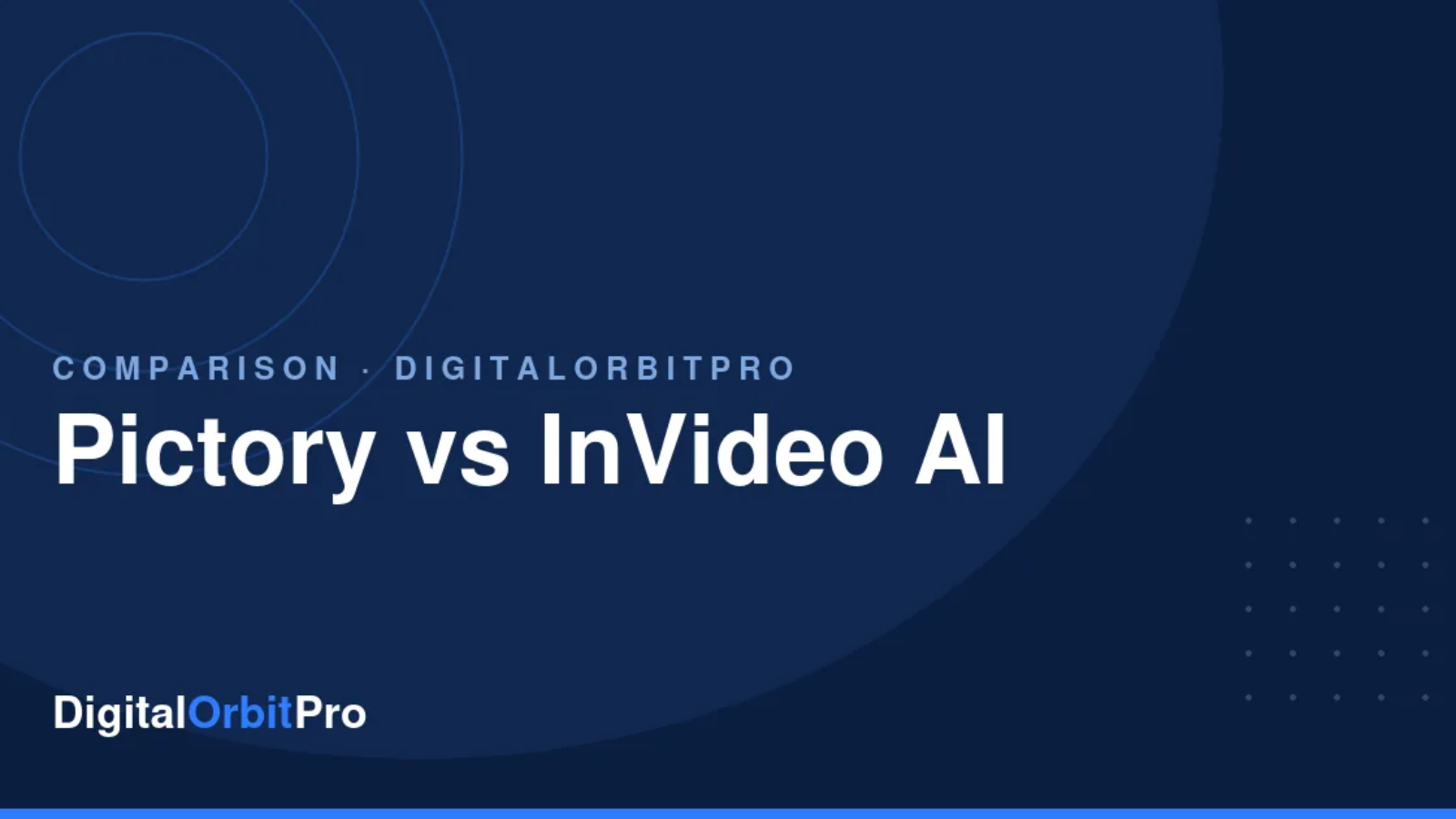 Pictory vs InVideo AI review — DigitalOrbitPro