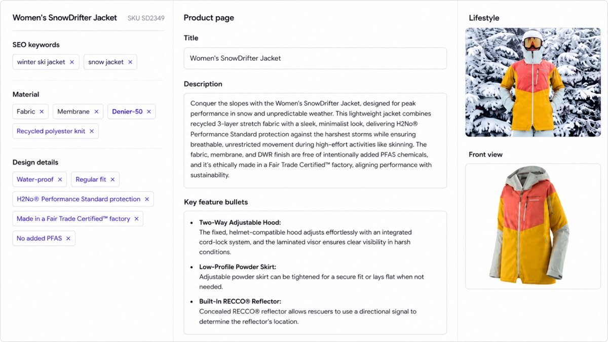 Hypotenuse ai review — Hypotenuse AI interface screenshot
