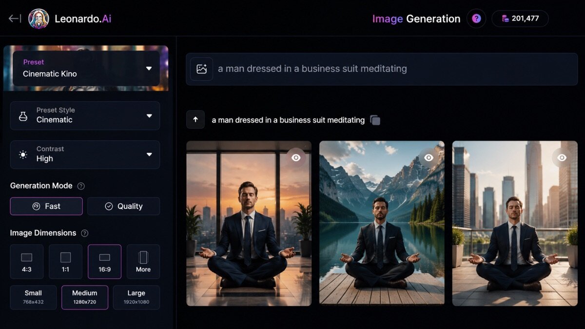 Leonardo ai review — Leonardo AI interface screenshot