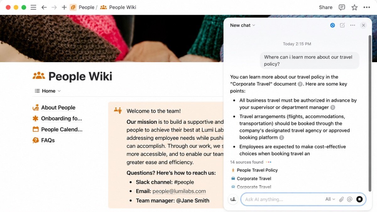 Notion ai review — Notion AI interface screenshot